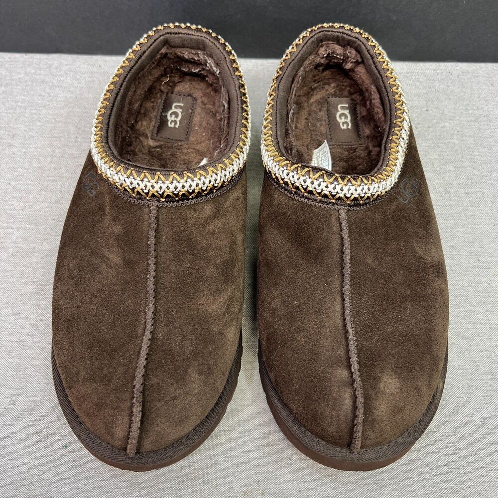 Ugg Tasman II Men's Size 10 Dusted Cocoa Brown Slippers - Picture 2 of 9